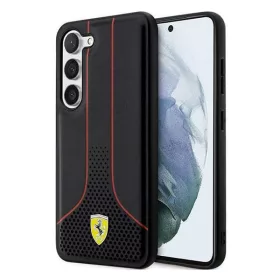   Ferrari Perforated 296 P Samsung Galaxy S23 hátlap tok, fekete