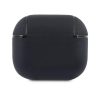 BMW Geniune Leather Silver Logo Apple AirPods 3 szilikon tok,  kék