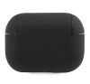 BMW Geniune Leather Silver Logo Apple AirPods Pro 2 szilikon tok, fekete