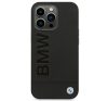 BMW Leather Stamp Apple iPhone 14 Pro hátlap tok, fekete