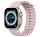 Phoner River Apple Watch 49/45/44/42 mm szilikon szíj, rózsaszín