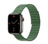 Phoner Rever Apple Watch forgatható mágneses szilikon szíj, 41/40/38mm, S/M, zöld