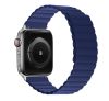 Phoner Rever Apple Watch forgatható mágneses szilikon szíj, 41/40/38mm, S/M, kék