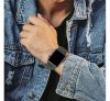 Phoner Hook Apple Watch csatos fonott szövet szíj, 49/45/44/42mm, rózsaszín