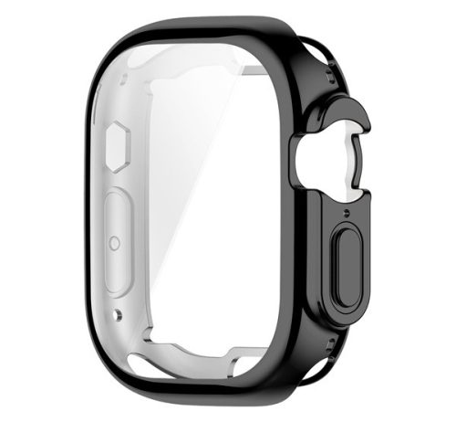 Phoner Ultra Apple Watch Ultra 49mm, szilikon tok, fekete