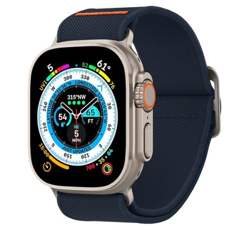 Spigen Lite Fit Ultra Apple Watch 49/45/44/42mm szövet szíj, tengerészkék