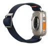 Spigen Lite Fit Ultra Apple Watch Ultra 3 / 2 / 1 49mm / 10 /  9 / 8 / 7 45mm / SE / 6 / 5 / 4 44mm / 3 / 2 / 1 42mm szövet szíj, tengerészkék