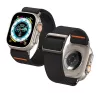 Spigen Lite Fit Ultra Apple Watch Ultra 3 / 2 / 1 49mm / 10 /  9 / 8 / 7 45mm / SE / 6 / 5 / 4 44mm / 3 / 2 / 1 42mm szövet szíj, fekete