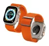 Spigen Lite Fit Ultra Apple Watch Ultra 3 / 2 / 1 49mm / 10 /  9 / 8 / 7 45mm / SE / 6 / 5 / 4 44mm / 3 / 2 / 1 42mm szövet szíj, narancs