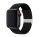 Phoner Spun Apple Watch csatos fonott szövet szíj, 49/45/44/42mm, fekete