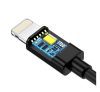 Choetech Apple iPhone USB A - lightning MFI kábel 1,2m, fekete