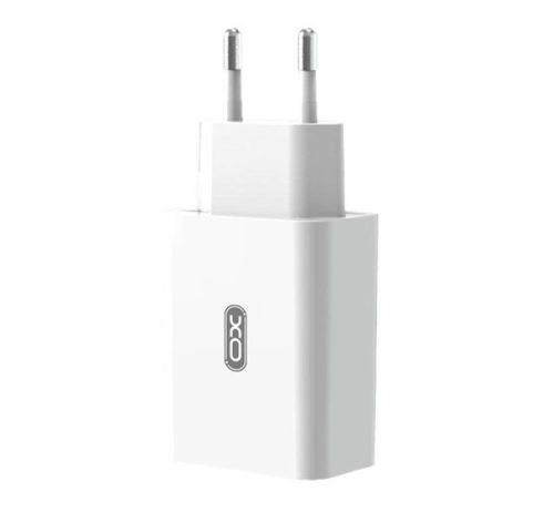 XO L36 hálózati gyorstöltő adapter, USB, 18W, fehér