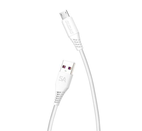 Dudao L2M USB A - Micro USB kábel, 2A, 1m, fehér