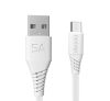 Dudao L2M USB A - Micro USB kábel, 2A, 1m, fehér