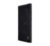 Nillkin Qin Pro Samsung Galaxy S23 Ultra bőr flip tok, fekete