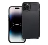 Forcell Carbon Premium Apple iPhone 14 Plus karbon mintás szilikon tok, fekete