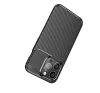 Forcell Carbon Premium Samsung Galaxy A33 5G karbon mintás szilikon tok, fekete