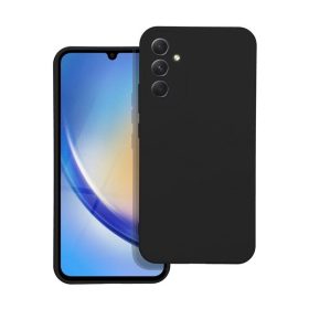   Forcell Silicone  Samsung Galaxy A34 5G  szilikon tok, fekete
