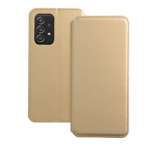 Dual Pocket Samsung Galaxy A52/A52S/A52 5G, flip tok, arany