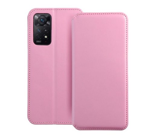 Dual Pocket Xiaomi Redmi Note 11 Pro/11 Pro 5G, flip tok, rózsaszín