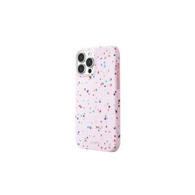   Uniq Coehl Terrazzo Apple iPhone 13 Pro, szilikon tok, rózsaszín