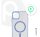Phoner Apple iPhone 14 Pro Max Hybrid Mag MagSafe kemény hátlap tok, égkék