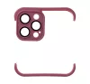 Mini bumper szilikon tok, Apple iPhone 12 Pro, cseresznye
