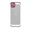 Mini bumper szilikon tok, Apple iPhone 12 Pro, cseresznye
