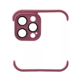   Mini bumper szilikon tok, Apple iPhone 12 Pro Max, cseresznye