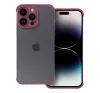 Mini bumper szilikon tok, Apple iPhone 12 Pro Max, cseresznye