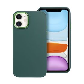 Frame Apple iPhone 11 szilikon tok, zöld