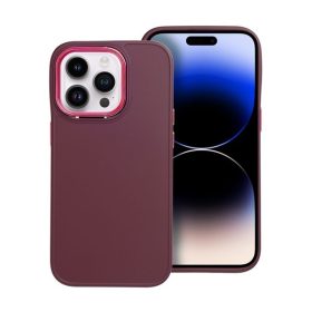   Frame Apple iPhone 14 Pro közepesen ütésálló tok kameravédő kerettel, lila