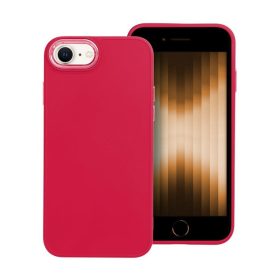   Frame Apple iPhone 7/8/SE 2020/SE 2022 közepesen ütésálló tok kameravédő kerettel, magenta