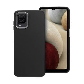   Frame Samsung Galaxy A12 közepesen ütésálló tok kameravédő kerettel, fekete