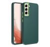 Frame Samsung Galaxy S22 közepesen ütésálló tok kameravédő kerettel, zöld