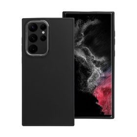   Frame Samsung Galaxy S22 Ultra közepesen ütésálló tok kameravédő kerettel, fekete