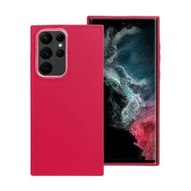   Frame Samsung Galaxy S22 Ultra közepesen ütésálló tok kameravédő kerettel, magenta