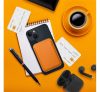 Magsafe kártyatartó eco bőr Apple iPhone, narancs