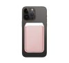 Magsafe kártyatartó eco bőr Apple iPhone, homok rózsaszín