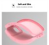Slide Apple iPhone 14 Plus, kameravédős szilikon tok, rózsaszín