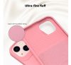 Slide Apple iPhone 7 Plus/8 Plus, kameravédős szilikon tok, rózsaszín