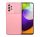 Slide Samsung Galaxy A52 5G/A52 LTE ( 4G )/A52S, kameravédős szilikon tok, rózsaszín