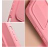 Slide Xiaomi Redmi 12C, kameravédős szilikon tok, rózsaszín