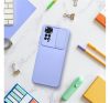 Slide Xiaomi Redmi Note 12 5G, kameravédős szilikon tok, levendula