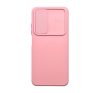 Slide Xiaomi Redmi Note 12 5G, kameravédős szilikon tok, rózsaszín