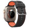 Caseology Athlex Active Apple Watch 45/44/42mm szilikon/szövet szíj, narancs