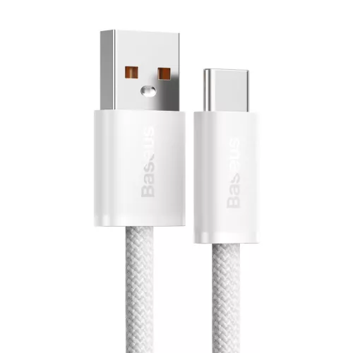 Baseus Dynamic USB / USB-C töltő- és adatkábel, 100W, 2m, fehér