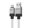 Baseus CoolPlay USB-Type-C adatkábel, 100W, 2m, fehér