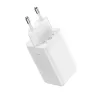 Baseus GaN5 Pro hálózati töltő 2xUSB-C + USB-A, USB-C-USB-C kábellel, 65W, fehér