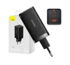 Baseus GaN5 Pro hálózati töltő 2xType-C + USB, 65W, fekete